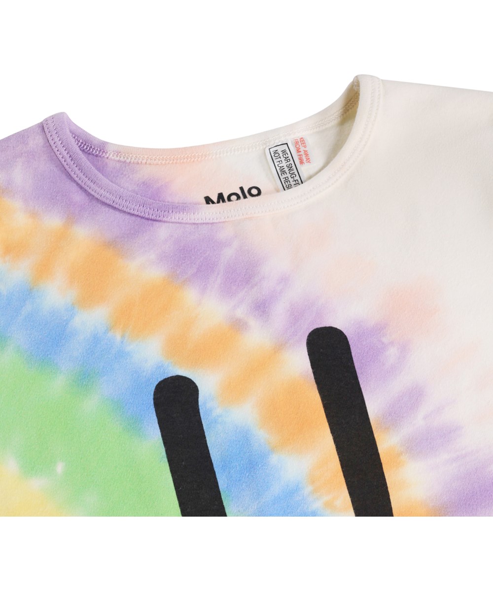 Liva - Tie Dye Night - Kindernachthemd met kleurrije tie-dye gemaakt van biologisch katoen