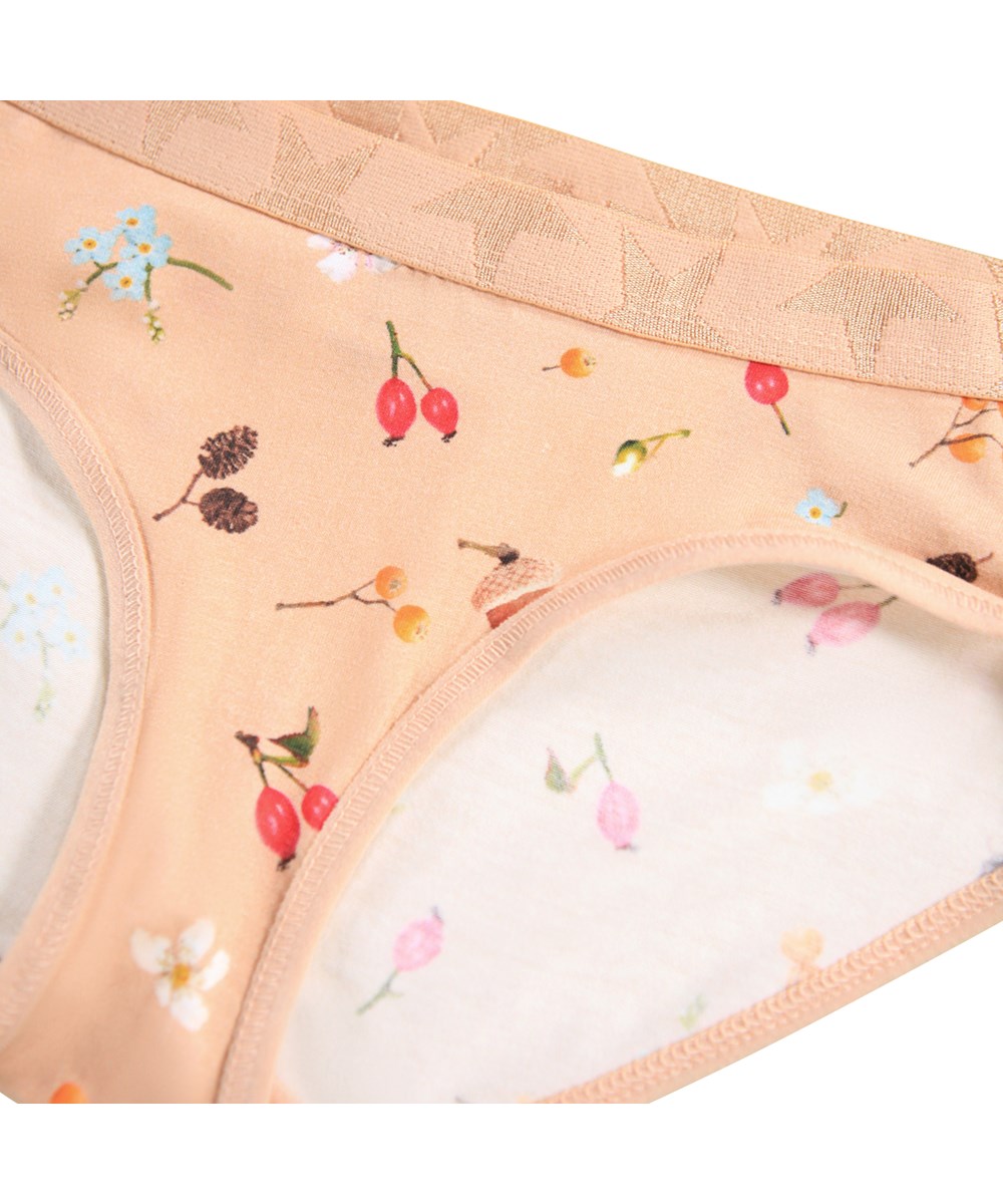 Jana 2-pack - Forest Rose - Duopak van ondergoed voor kinderen gemaakt van zacht biologisch katoen.