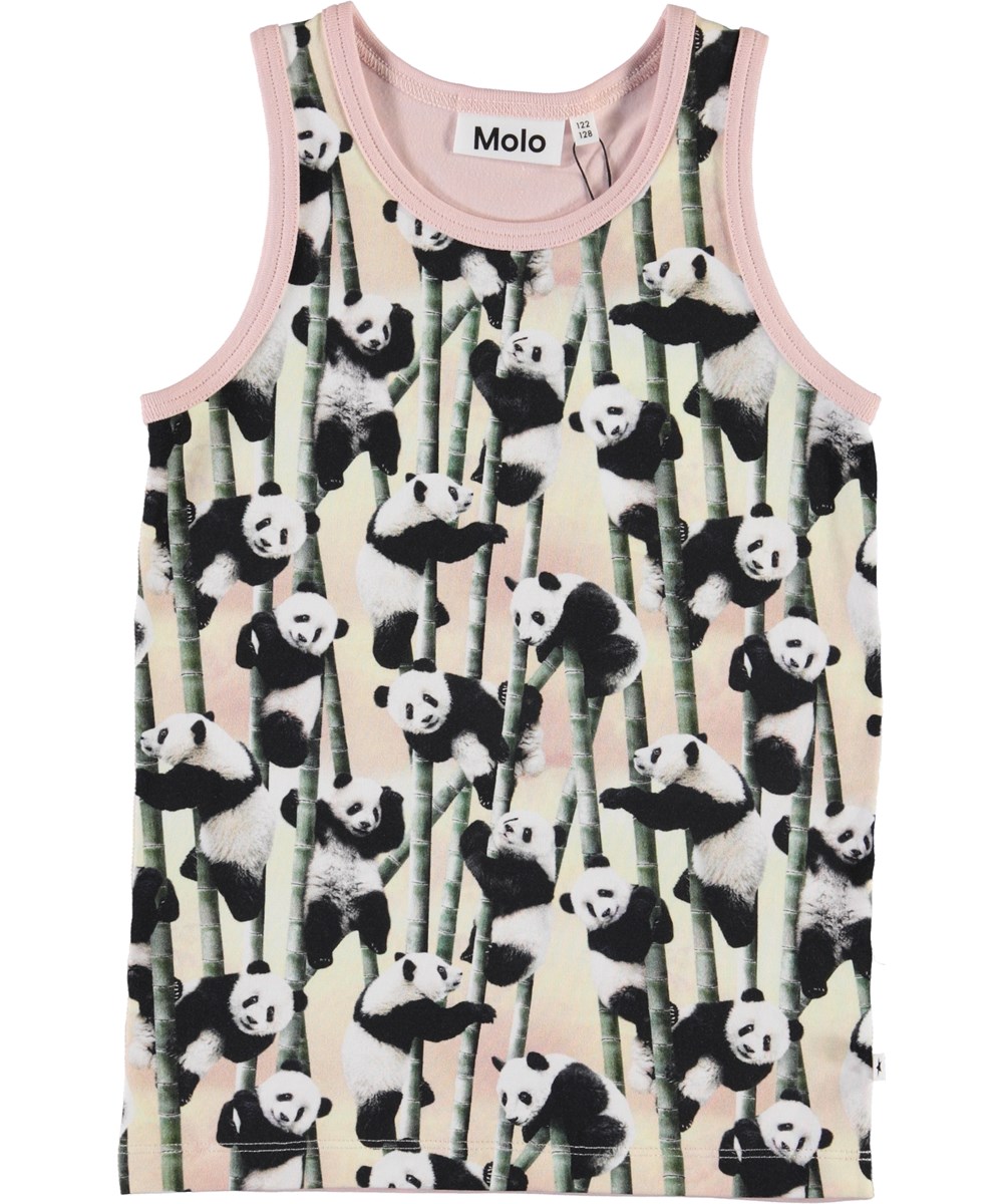 Joshlyn - Yin Yang - Biologische hemd met panda’s