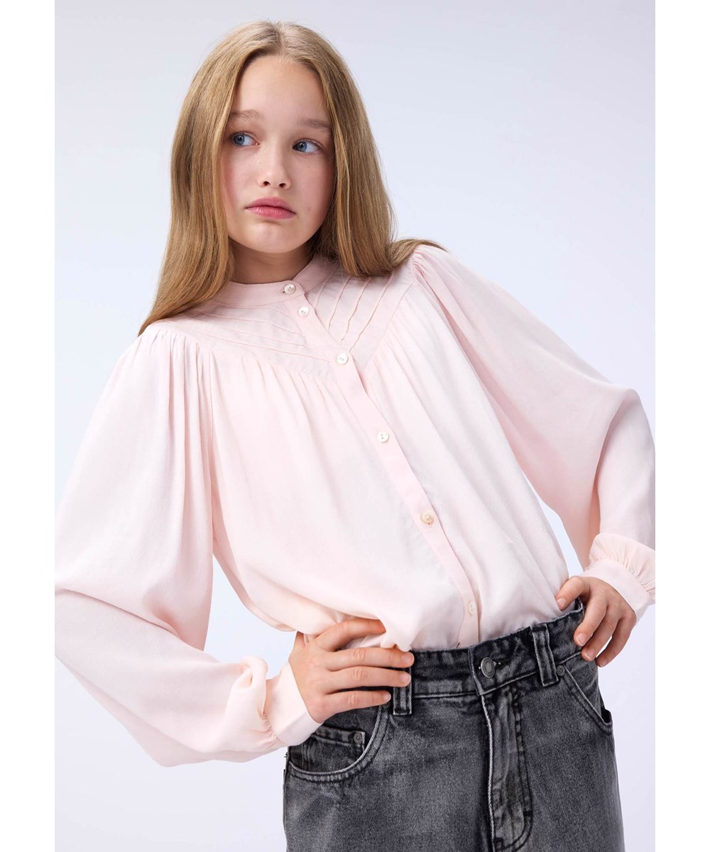 Rafina - Rose Hips - Roze viscose kinderblouse.