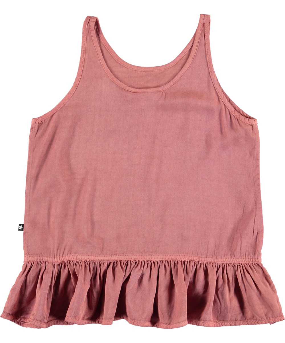 Rosann - Withered Rose - Roze top met ruches