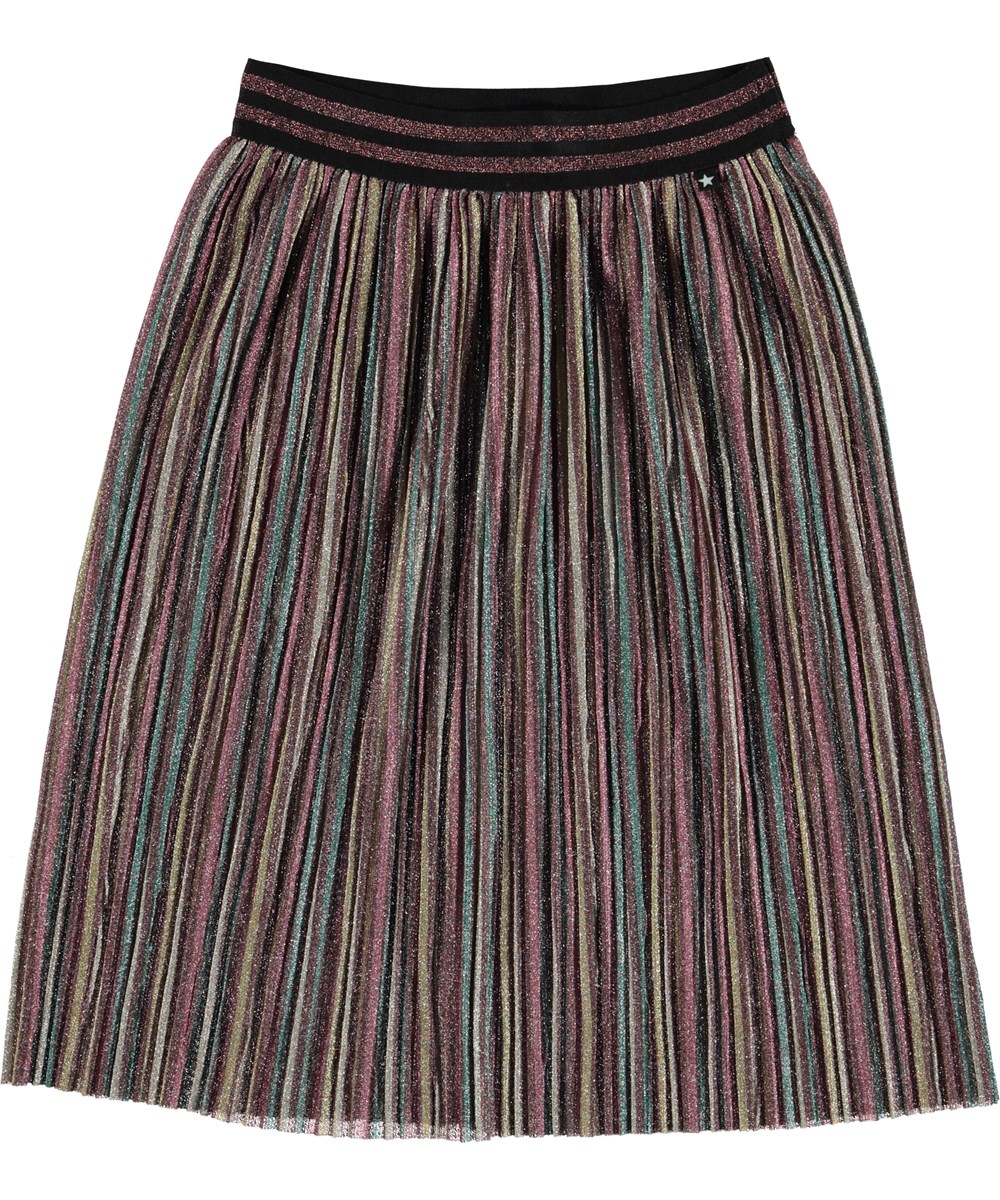 Bailini - Chocolate Truffle - Gestreepte glitter rok