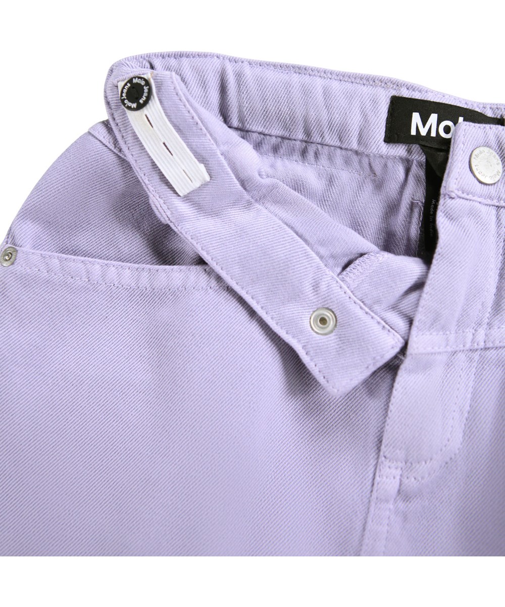 Baji - Faded Purple - Lichtpaarse kinderrok gemaakt van een katoen en viscose mix.