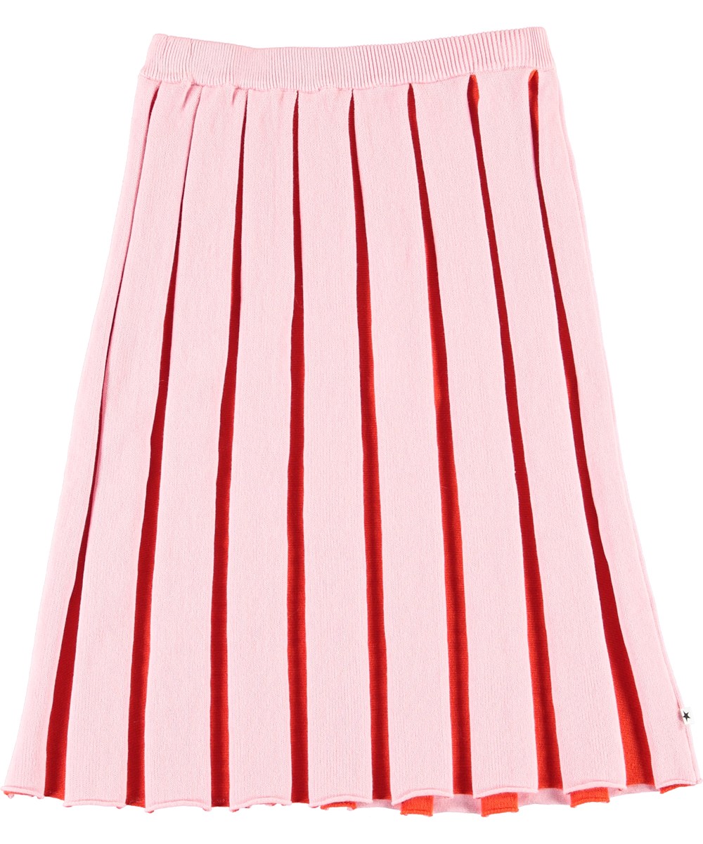 Barrie - Kawaii - Roze en rode plooirok