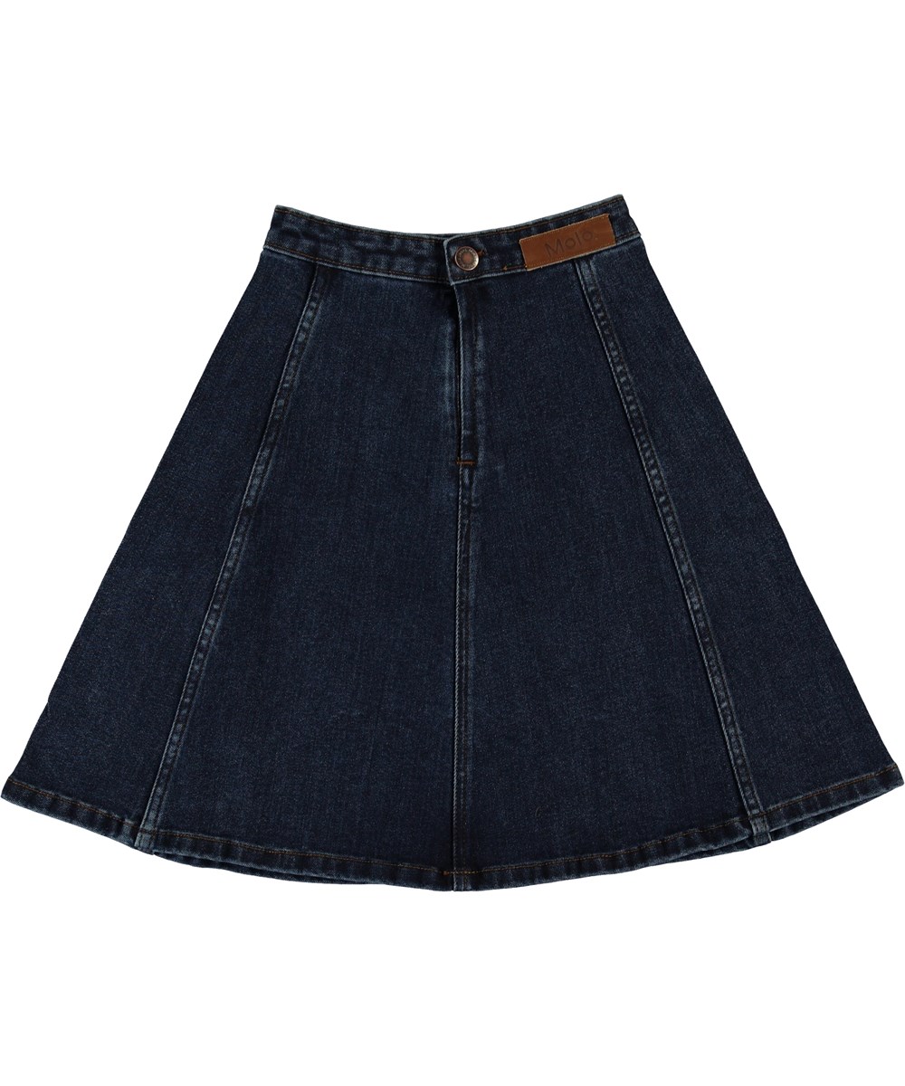 Bellatrixi - Mid Blue Wash - Blauwe spijkerrok