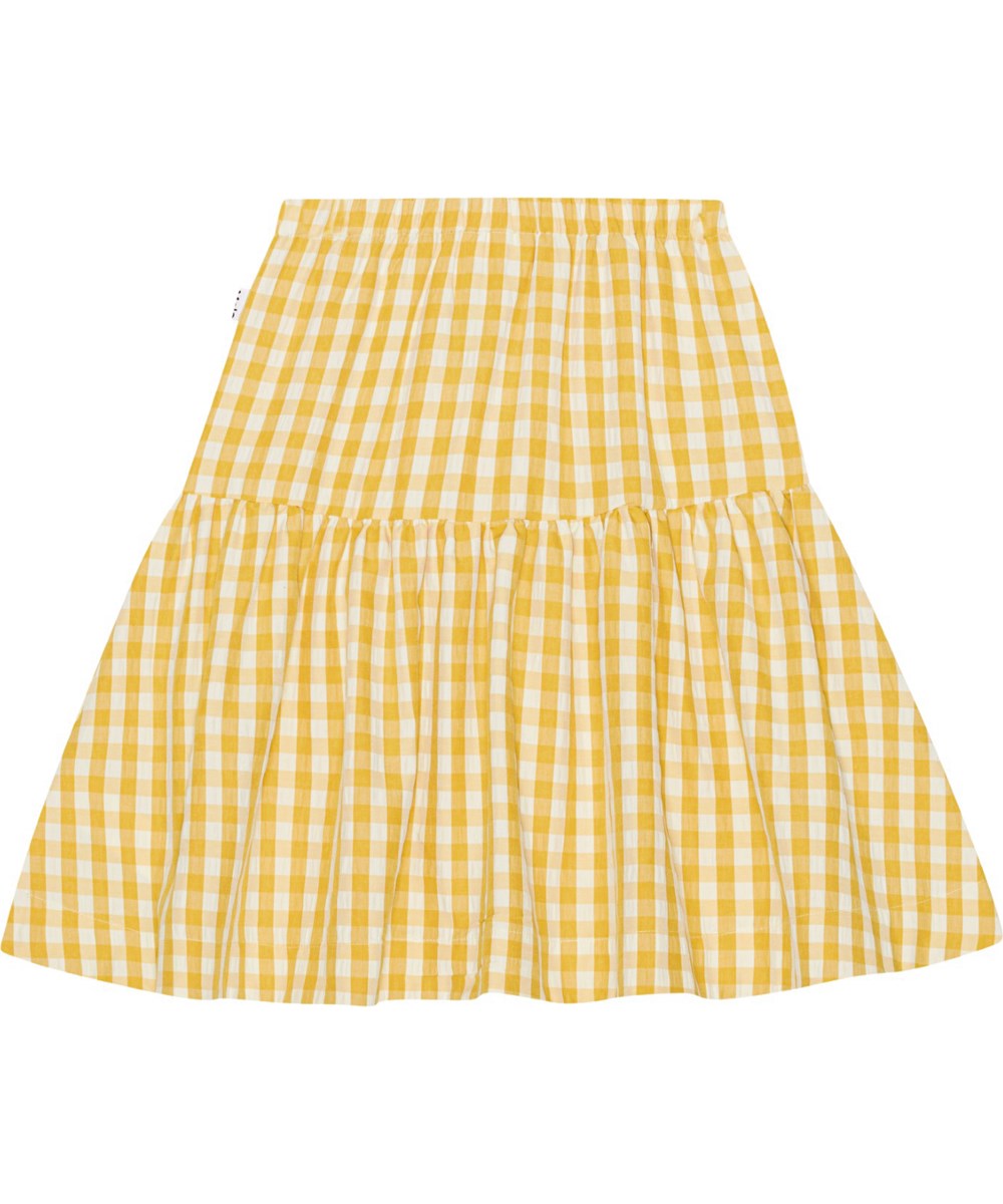 Bianna - Honey Check - Witte en gele rok