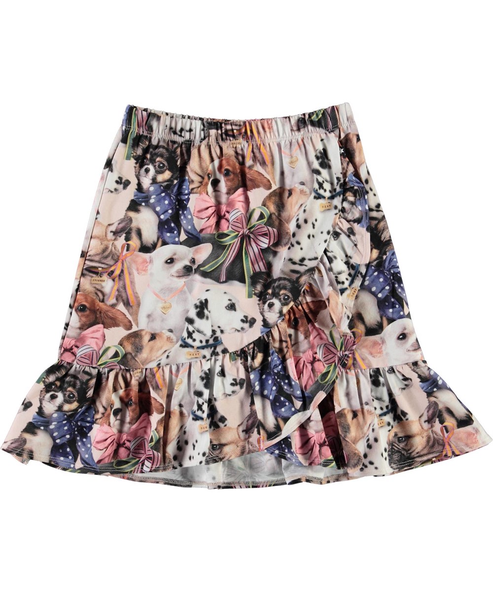 Bradie -  Puppy Love - Biologische wikkelrok met honden