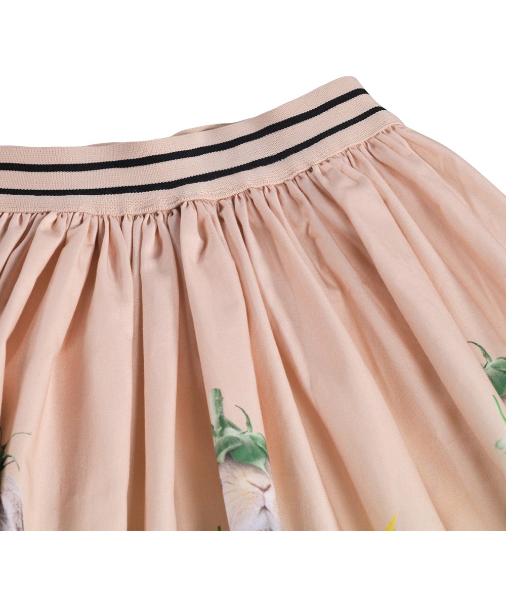 Brenda - Photobooth - Roze kinderrok gemaakt van biologisch katoen met een elastische tailleband