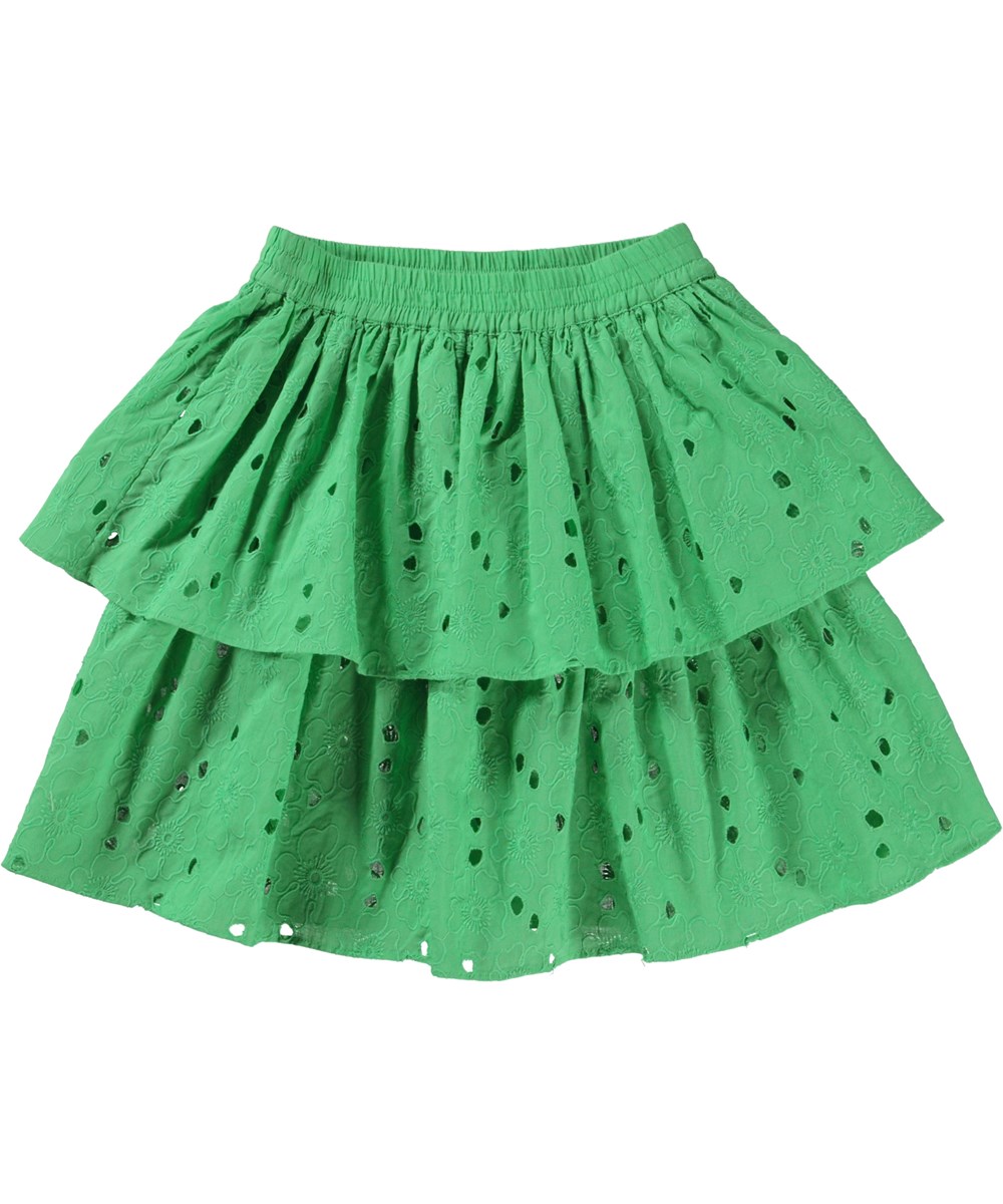 Brigitte - Fresh - Groene rok in Engels kant