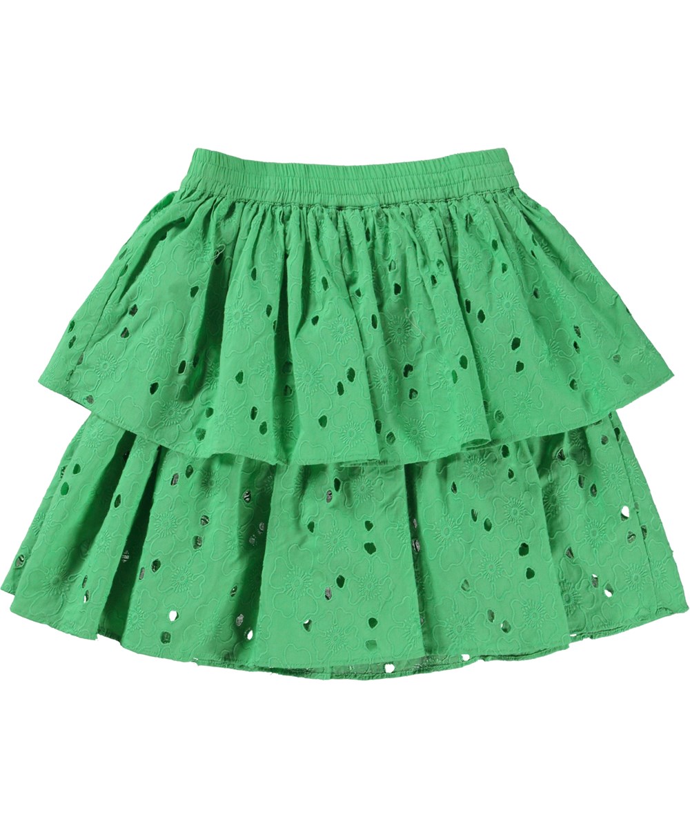 Brigitte - Fresh - Groene rok in Engels kant