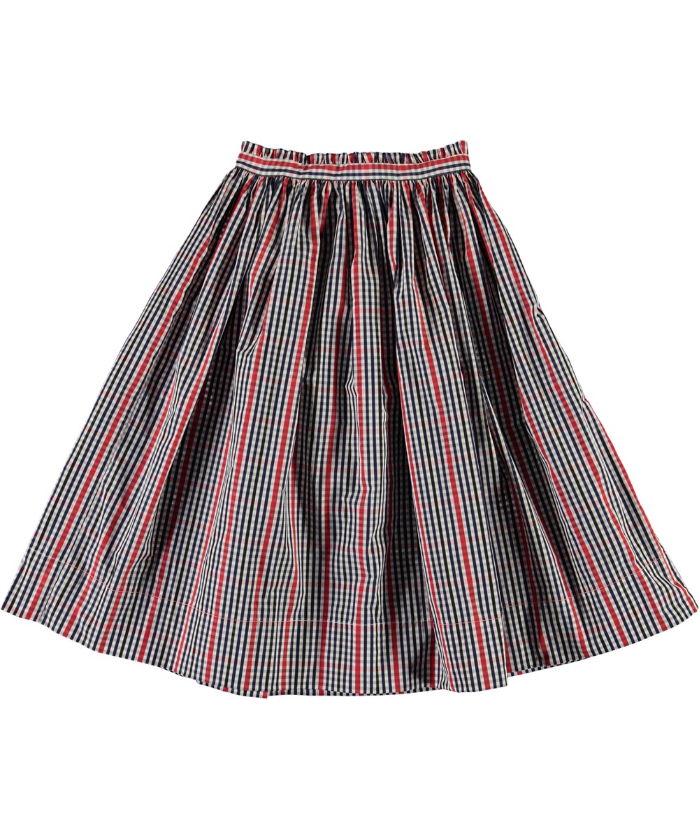 Brisa - Red And Blue - Zwart en rood geblokte rok