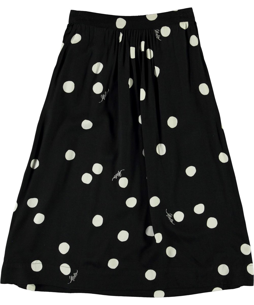 Buffy - White Dots - Zwarte rok met witte stippen