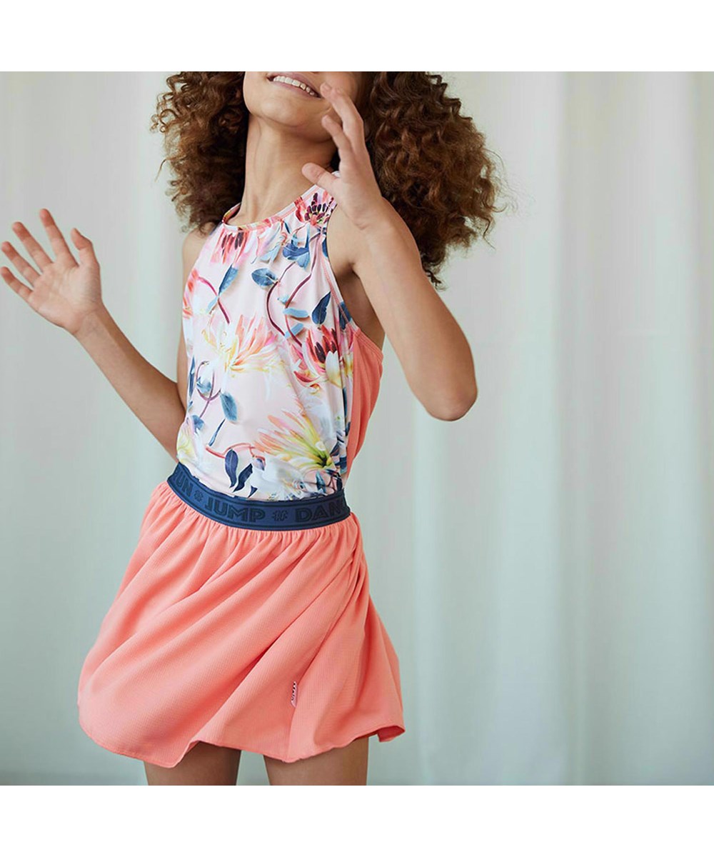 Ola - Warm Coral - Koraalrode skort