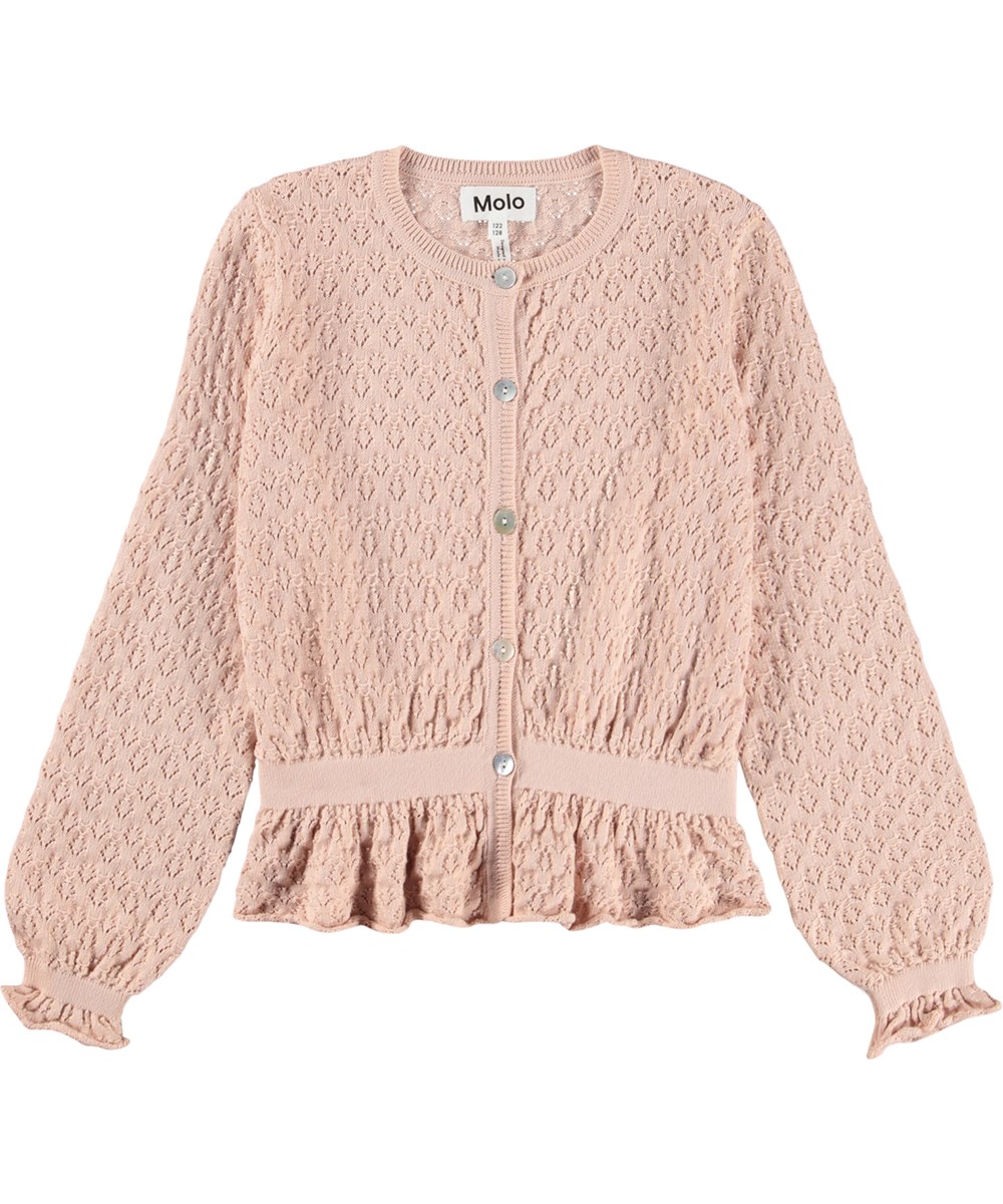 Gilda - Petal Blush - Roze kindervest gemaakt van biologisch katoen