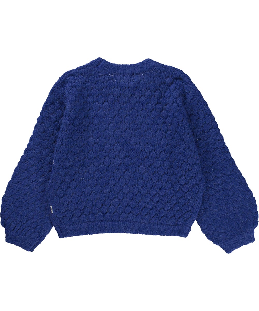 Gulia - Twillight Blue - Blauwe gebreide trui