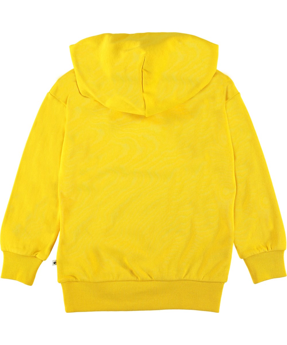 Madelyn - Sun Flare - Gele hoodie met glitters.