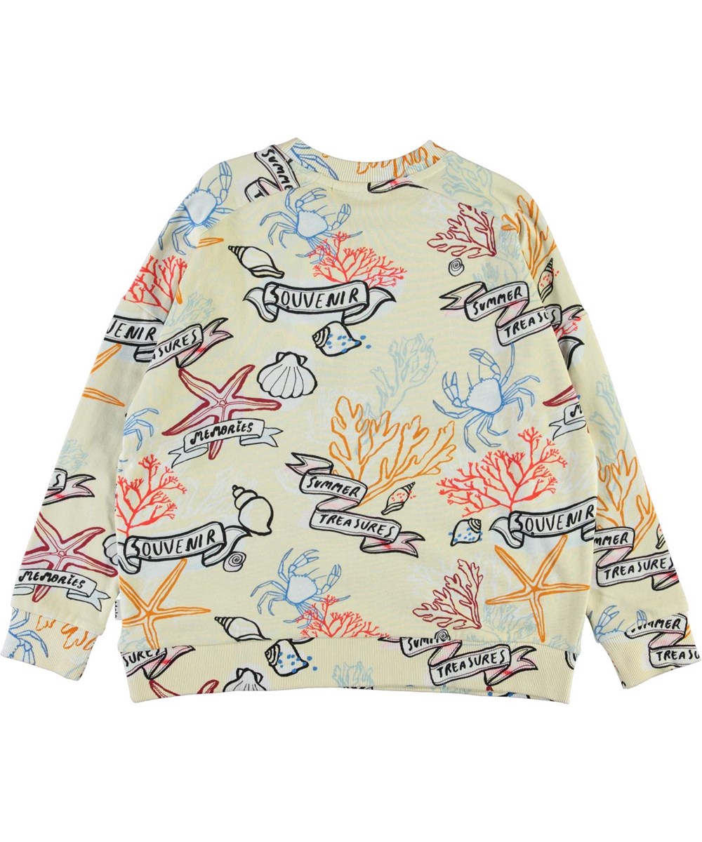 Mandy - Souvenir - Sweater met krabben en schelpen