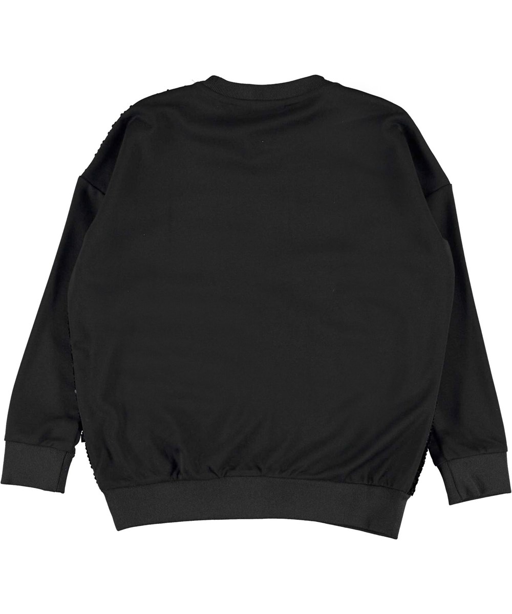 Mitha - Black - Zwarte trui met pailletten