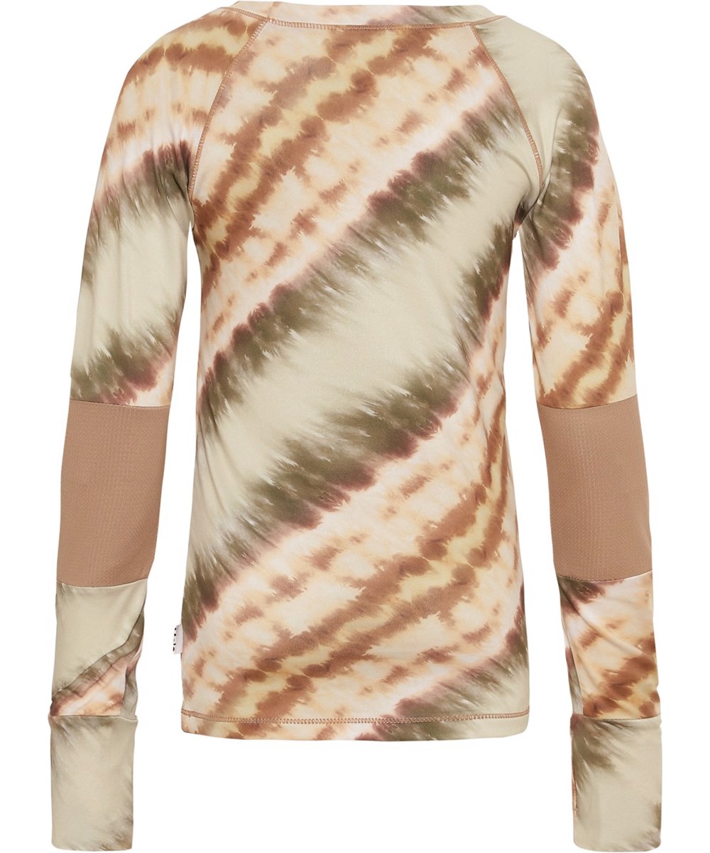 Odelia - Tie Dye Diagonal - Sportshirt met lange mouwen en tie-dye print