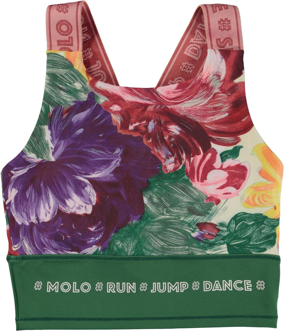 Oliva - Energy Flowers - Gebloemde sporttop