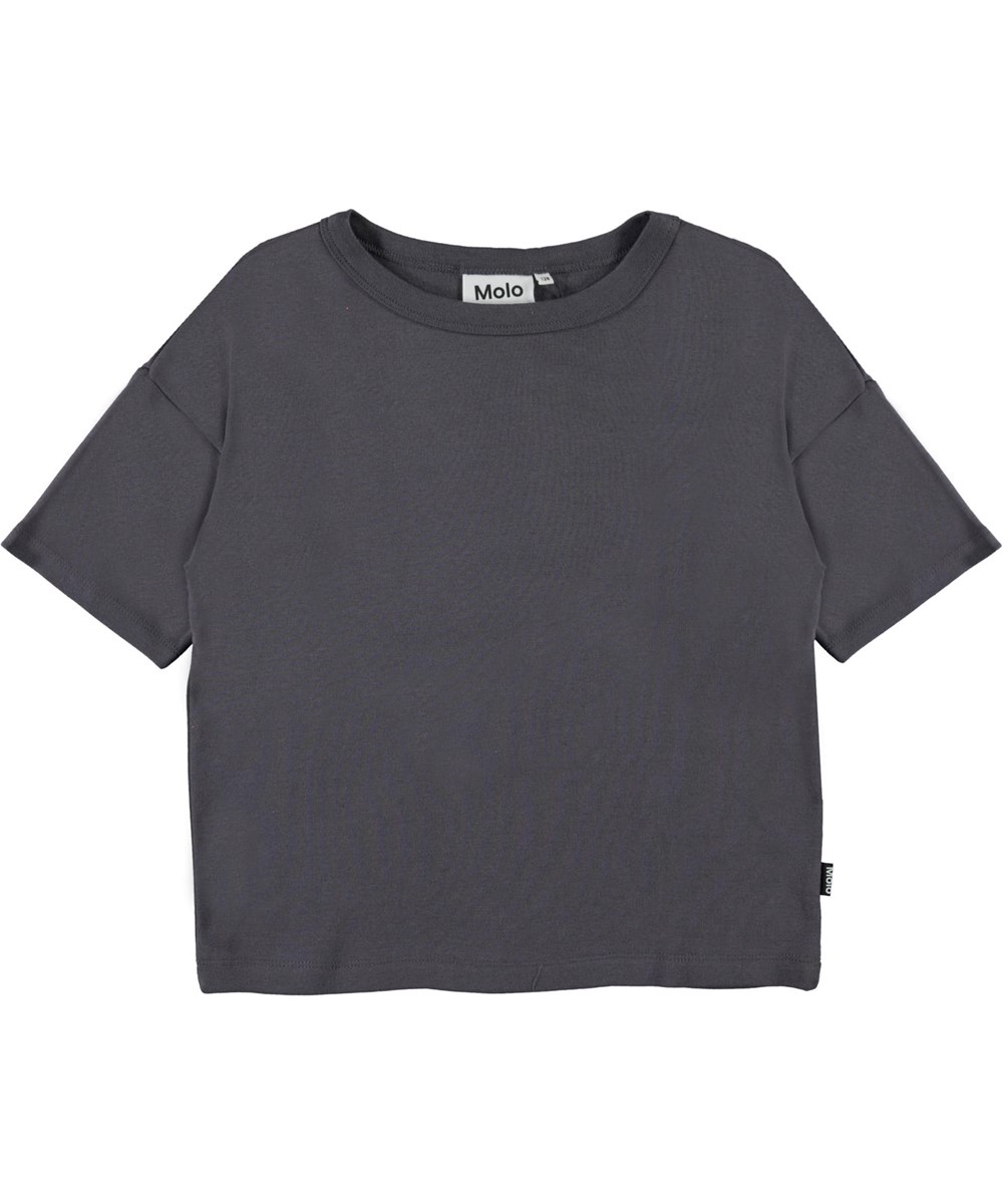 Rabecke - Purple Night - Donkerpaarse biologische t-shirt