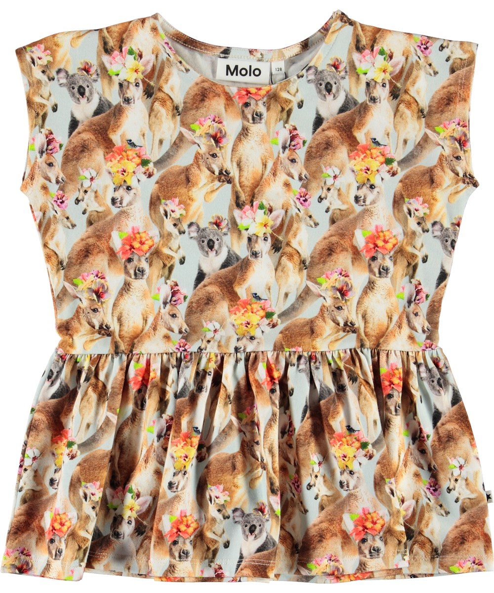Rayna - Kindred Kangaroo - T-shirt met buidelzak en koala’s