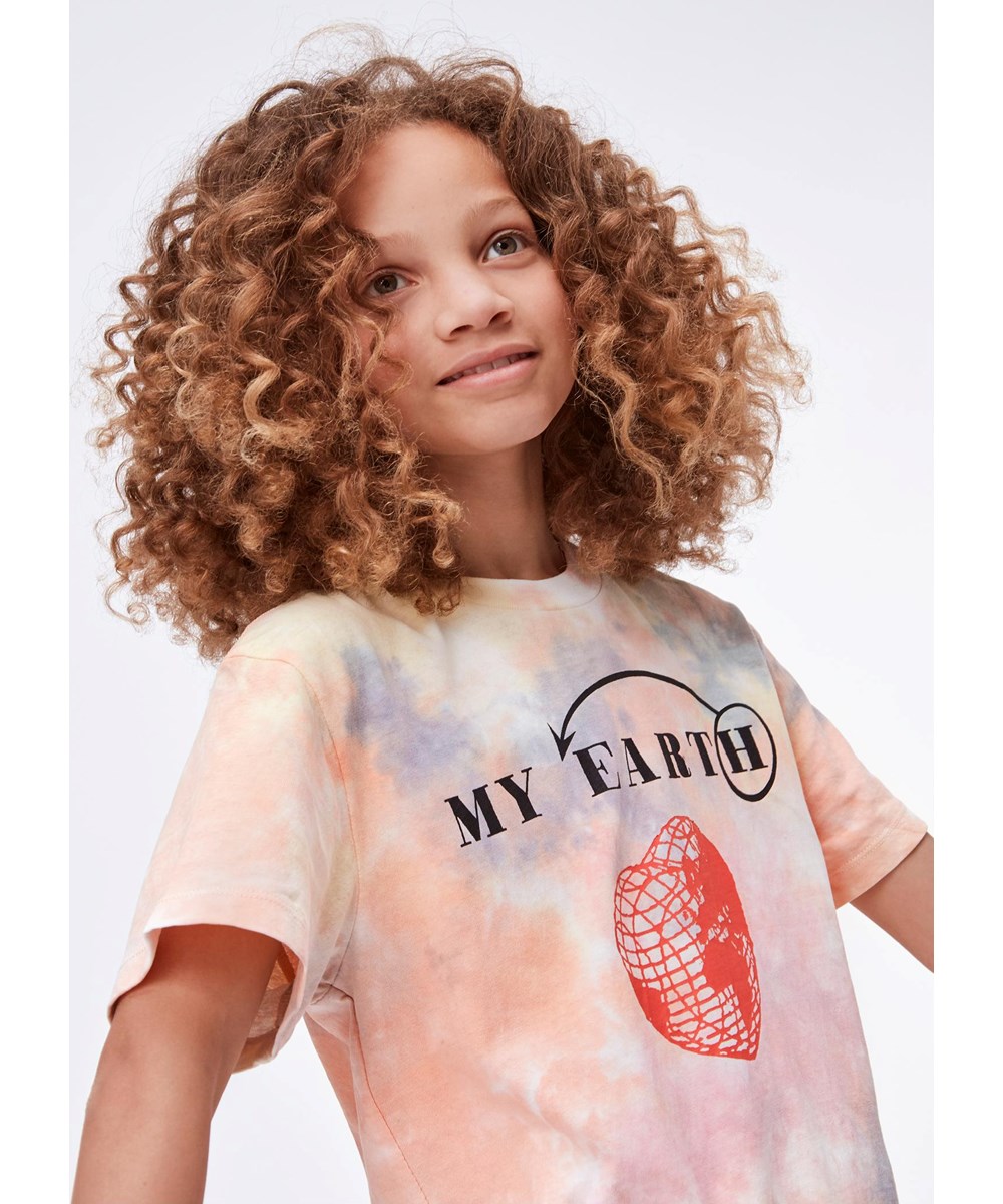 Reeve - Summer Tie Dye - Tie-dye pastelkleurige t-shirt