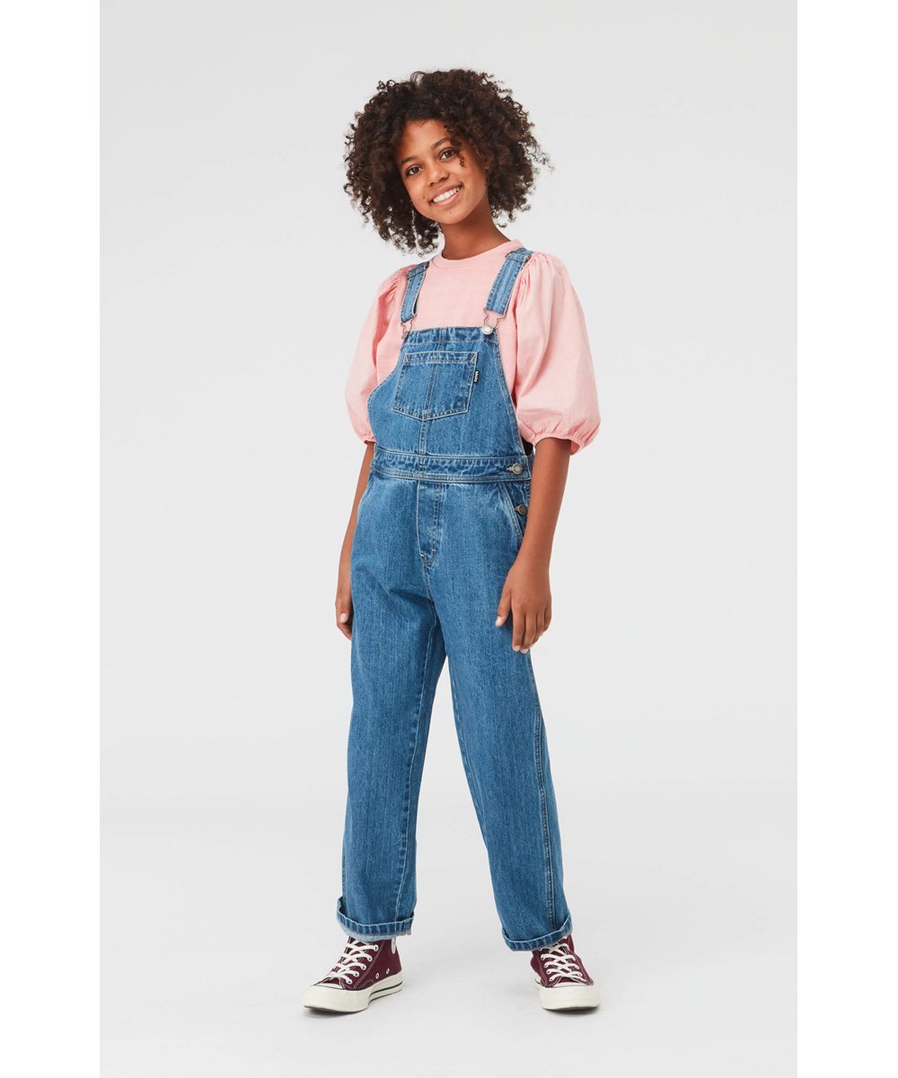 Rica - Rosequartz - Biologische shirt met pofmouwen 