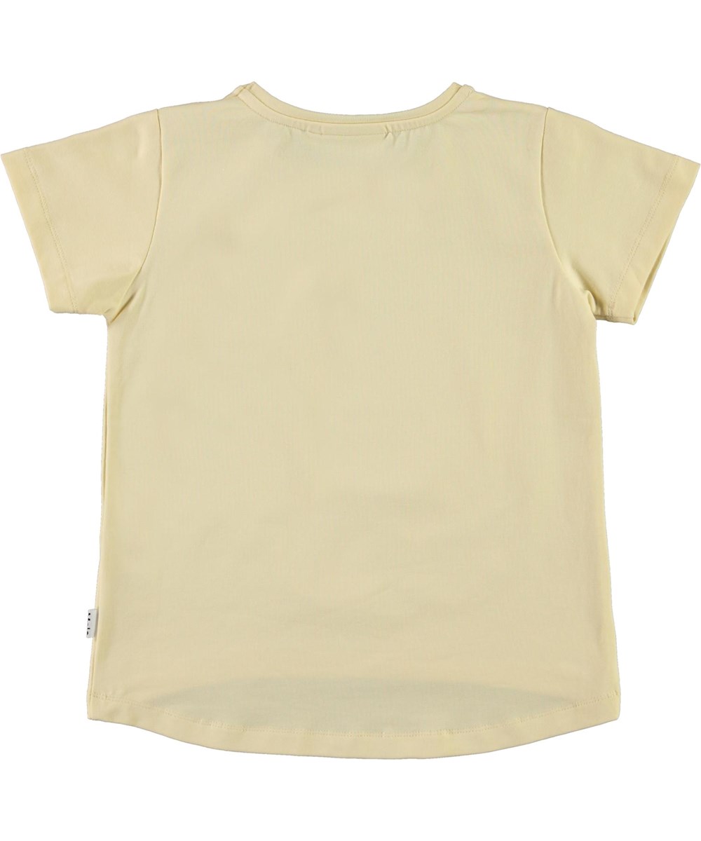 Risha - One Pansy - Gele t-shirt met bloemenprint