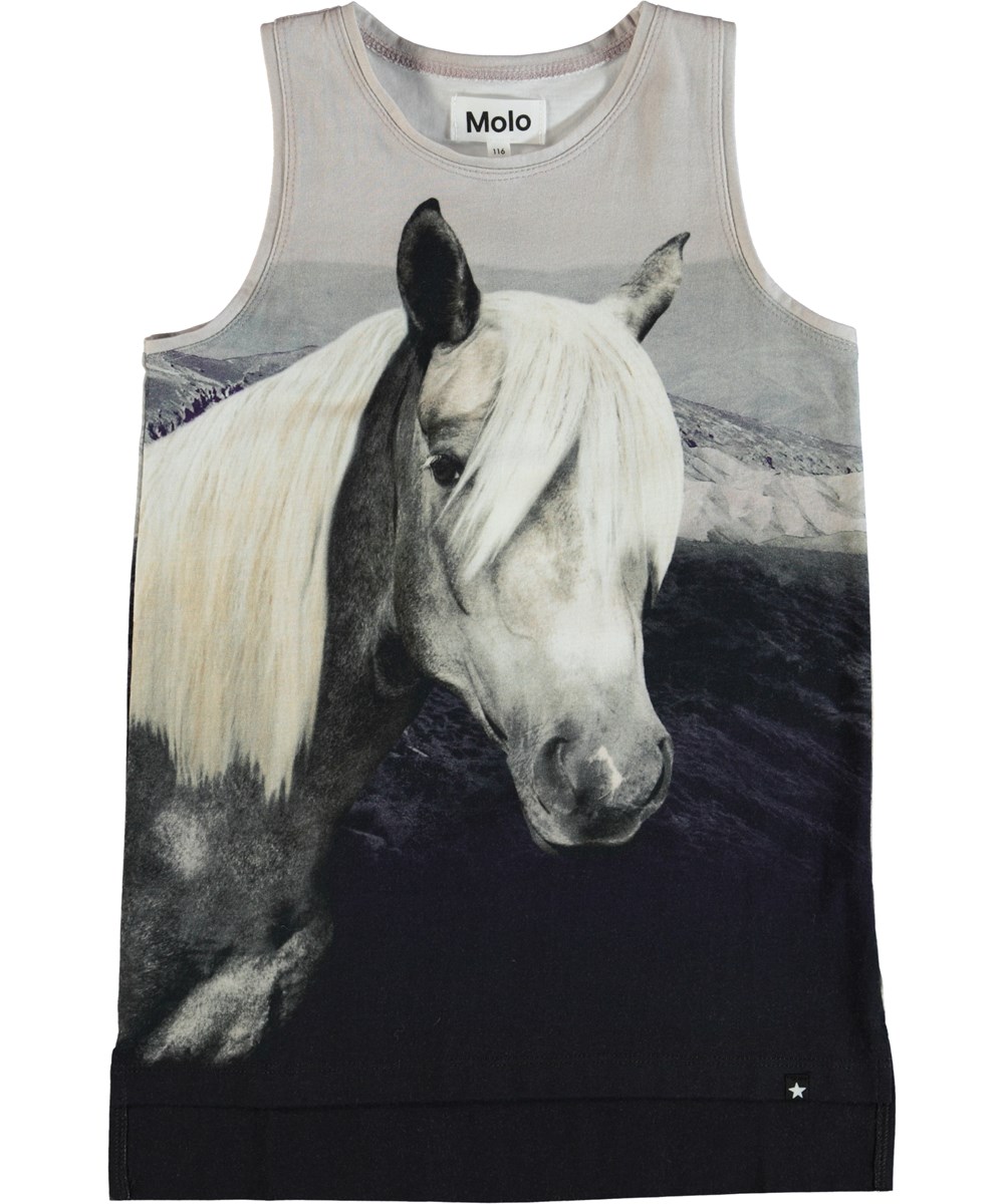 Ro - Beauty - Top met op de voorkant een paard