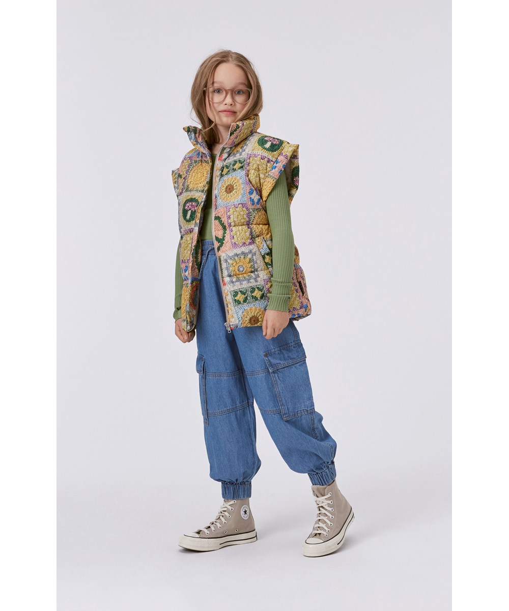 Rochelle - Moss Green - Groene biologische top