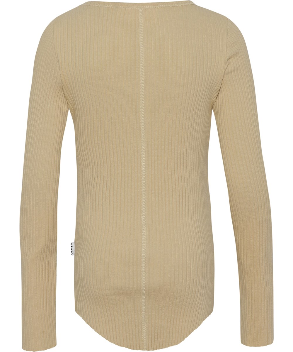 Rochelle - Starlight - Gele biologische rib top