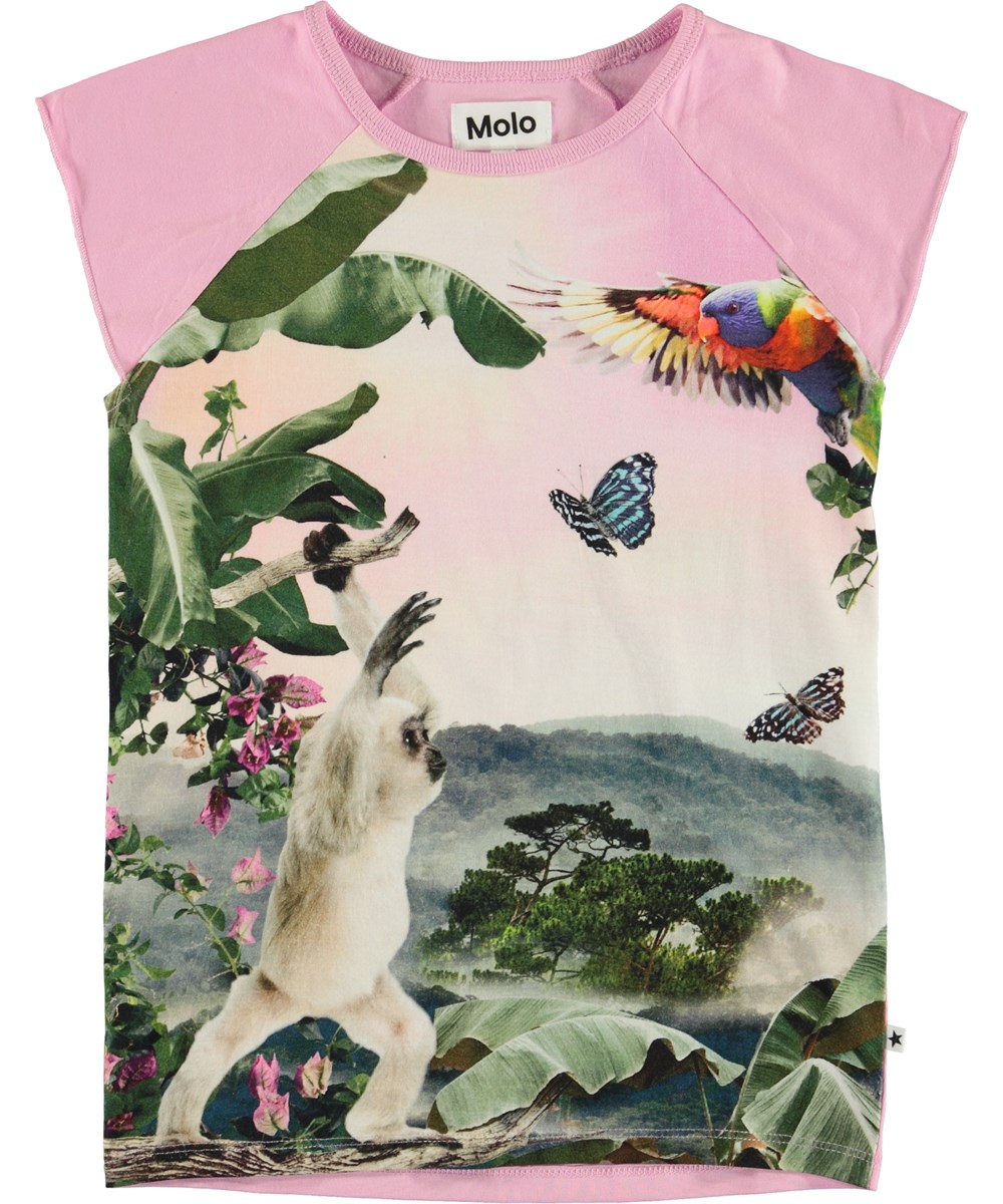 Rosetta - Amazon Mist - T-shirt met aapprint.