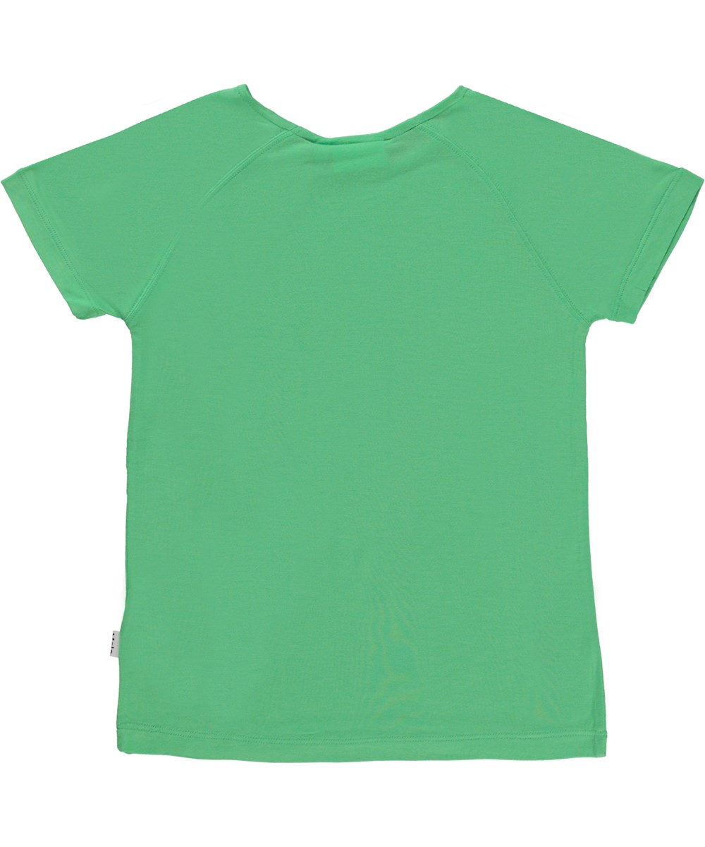 Rozalia - Crisp Green - Groene raglan basis t-shirt