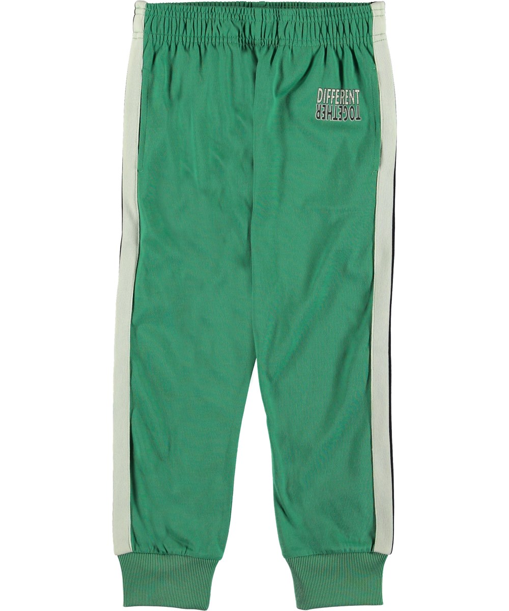 Anto - Night Vision - Trackpants grøn sporty bukser.
