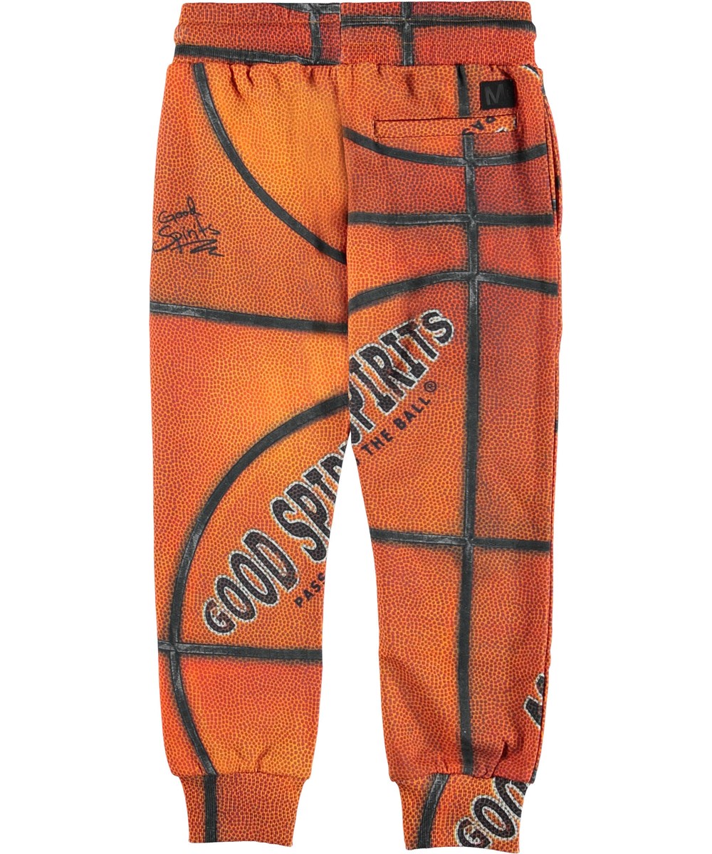 Alcan - Basket Structure - Sweatpants orange sporty trousers.
