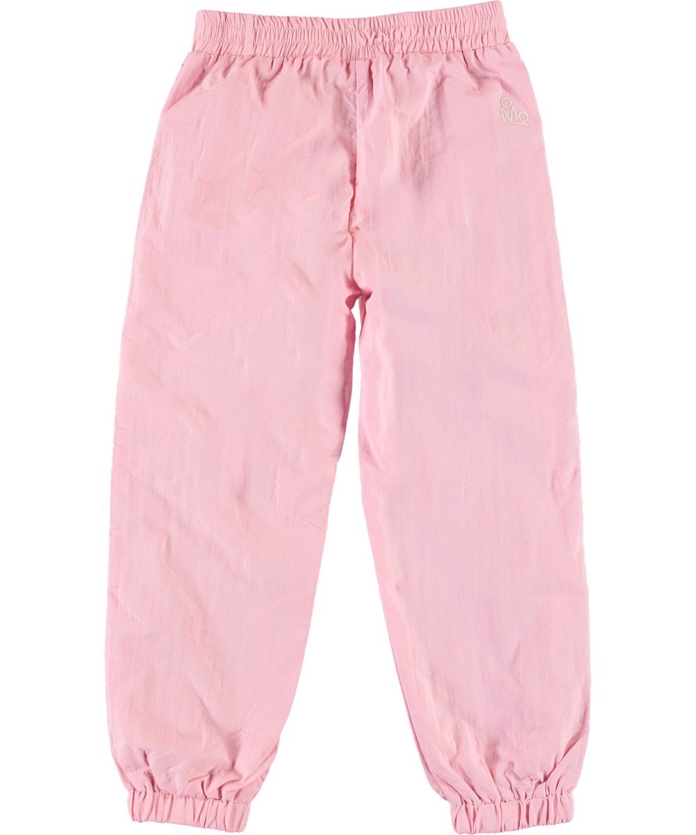 Avery - Chalk Pink - Sporty pink track pants.