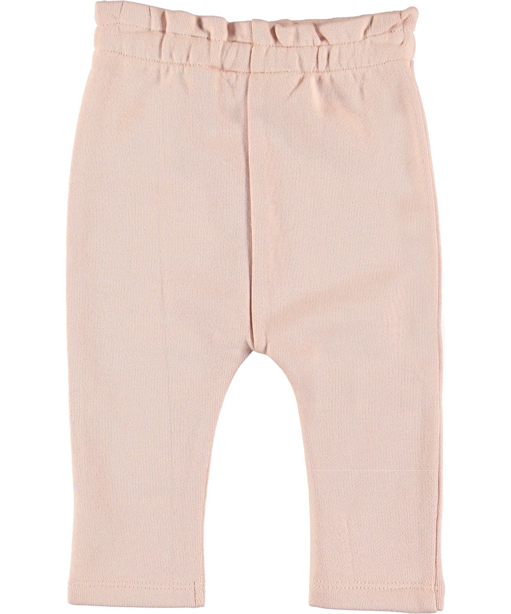 Sally - Petal Blush - Pink baby trousers.
