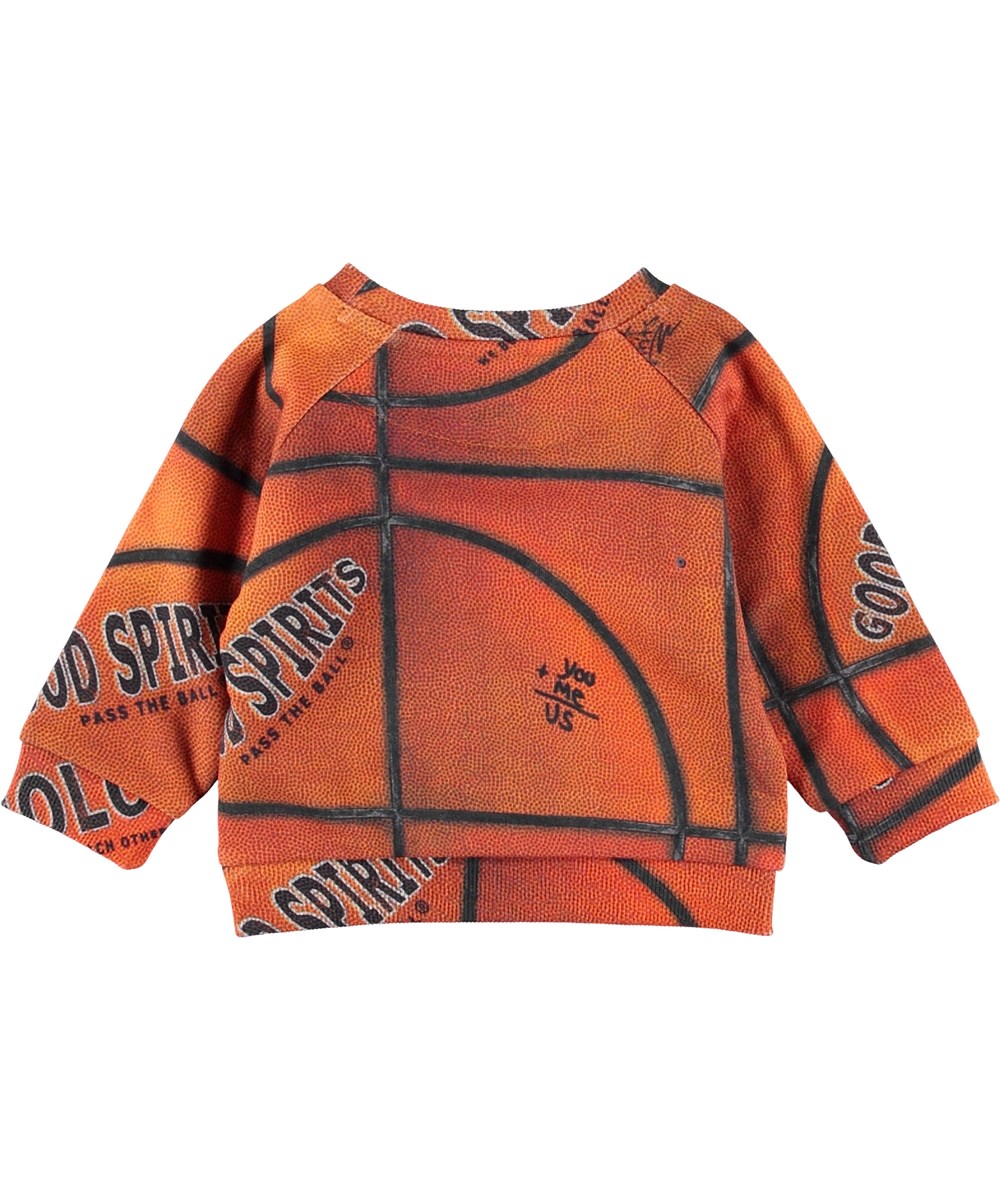 Dag - Basket Structure Small - Orange baby sweatshirt. 