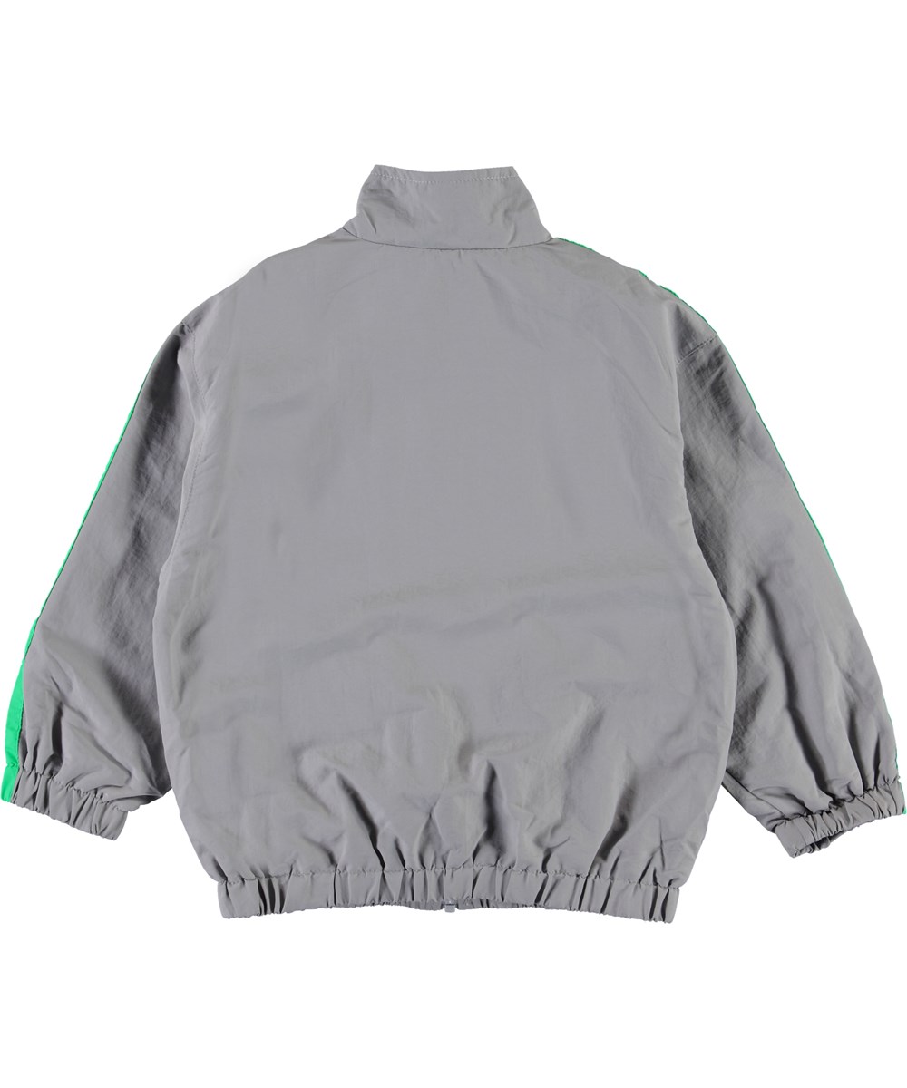 Mates - Ghost Grey - Grey sporty jacket with stripes.  