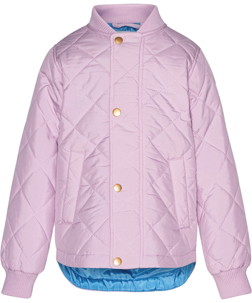 Hallow - Alpine Glow - Lila Thermojacke aus recyceltem Polyester.