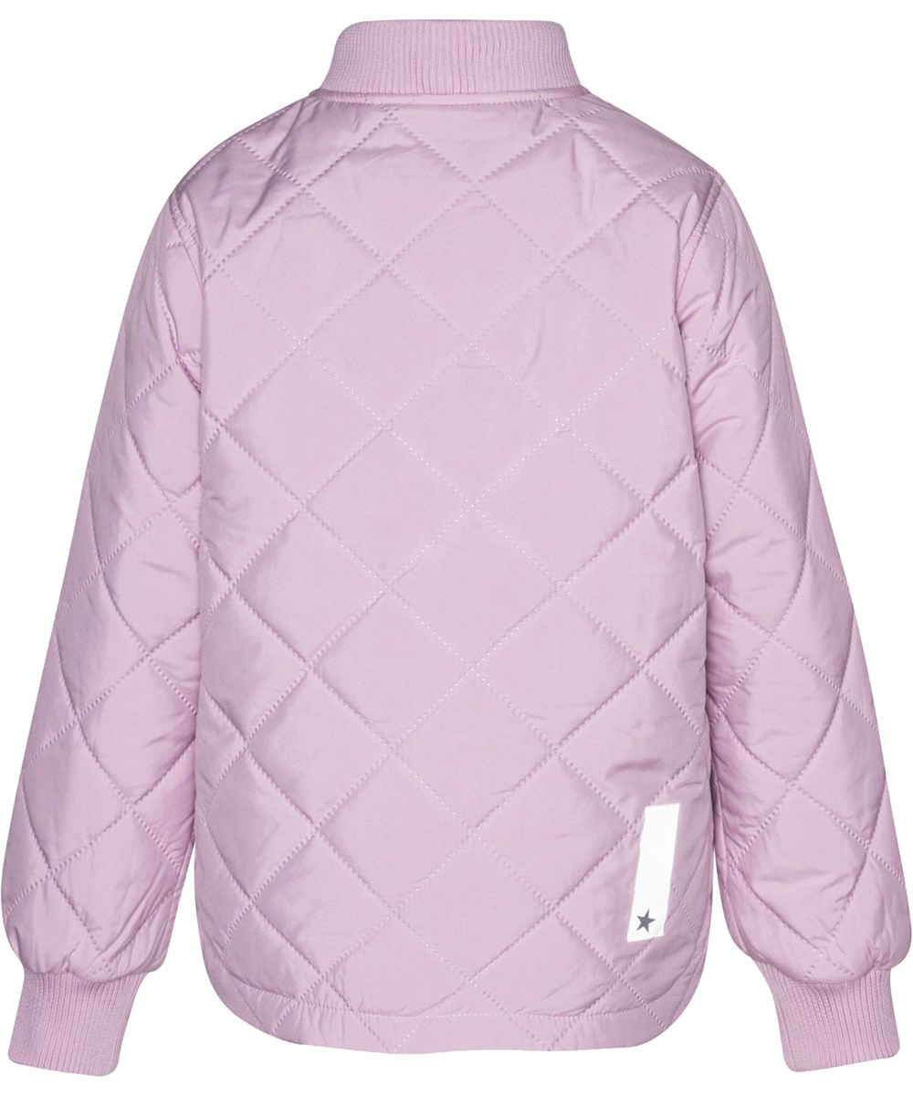 Hallow - Alpine Glow - Lila Thermojacke aus recyceltem Polyester.