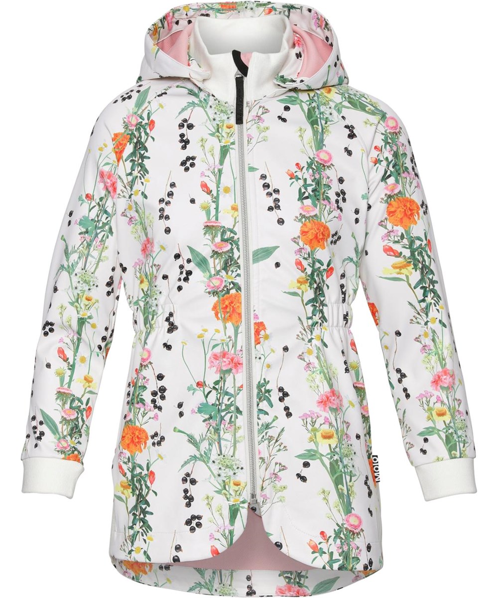 Hillary - Vertical Spring - Parka Softshell mit Blumendruck