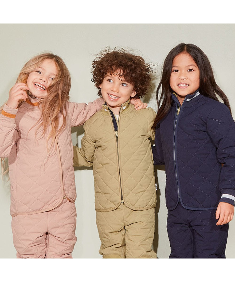 Hoti - Classic Navy - Recycelte Thermohose in Dunkelblau