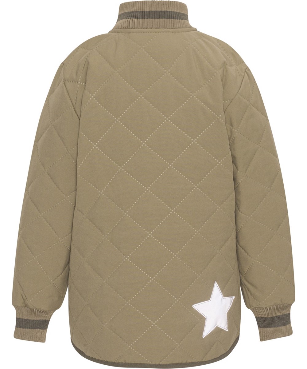 Husky - Covert Green - Thermojacke in Staubgrün mit Sternenreflektor