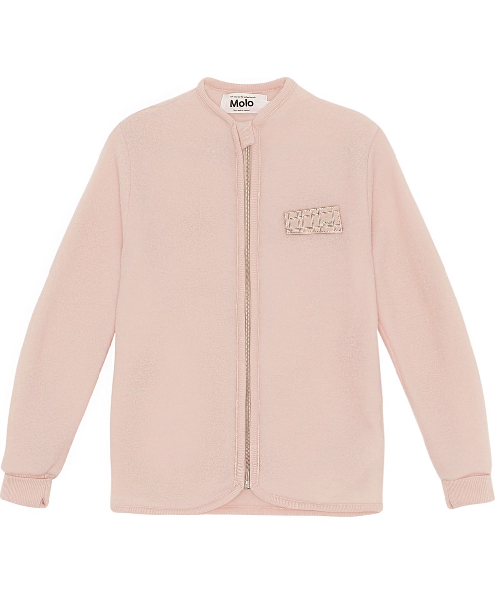 Umbat - Wild Rose - Rosa Wolljacke mit Reißverschluss