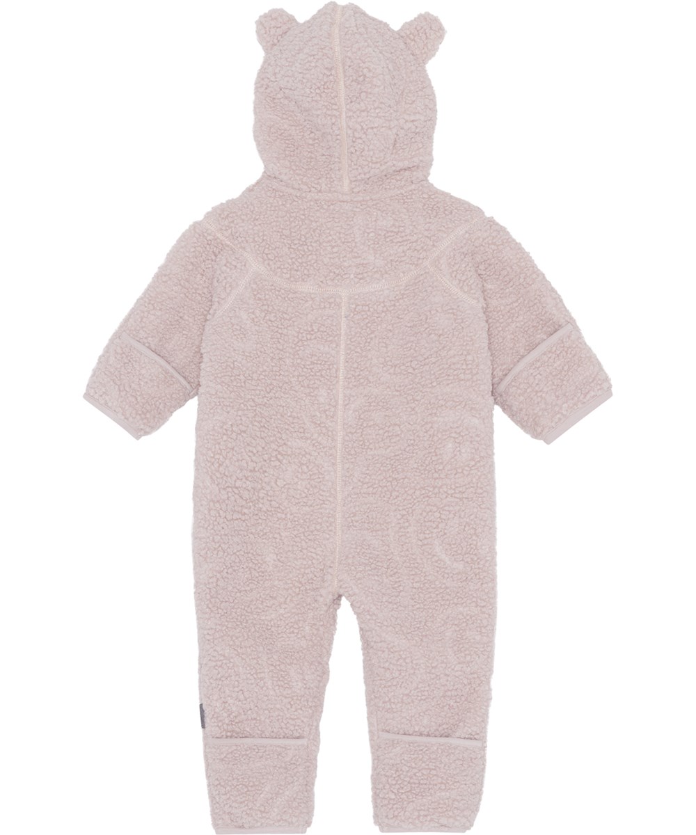 Umeko - Soft Mushroom - Rosa Baby-Fleece-Overall aus 100% recyceltem Polyester
