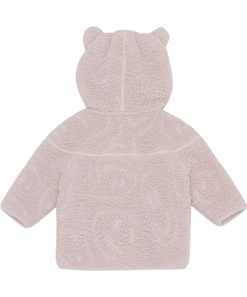 Ummi - Soft Mushroom - Baby-Fleecejacke in Rosa aus 100% recyceltem Polyester