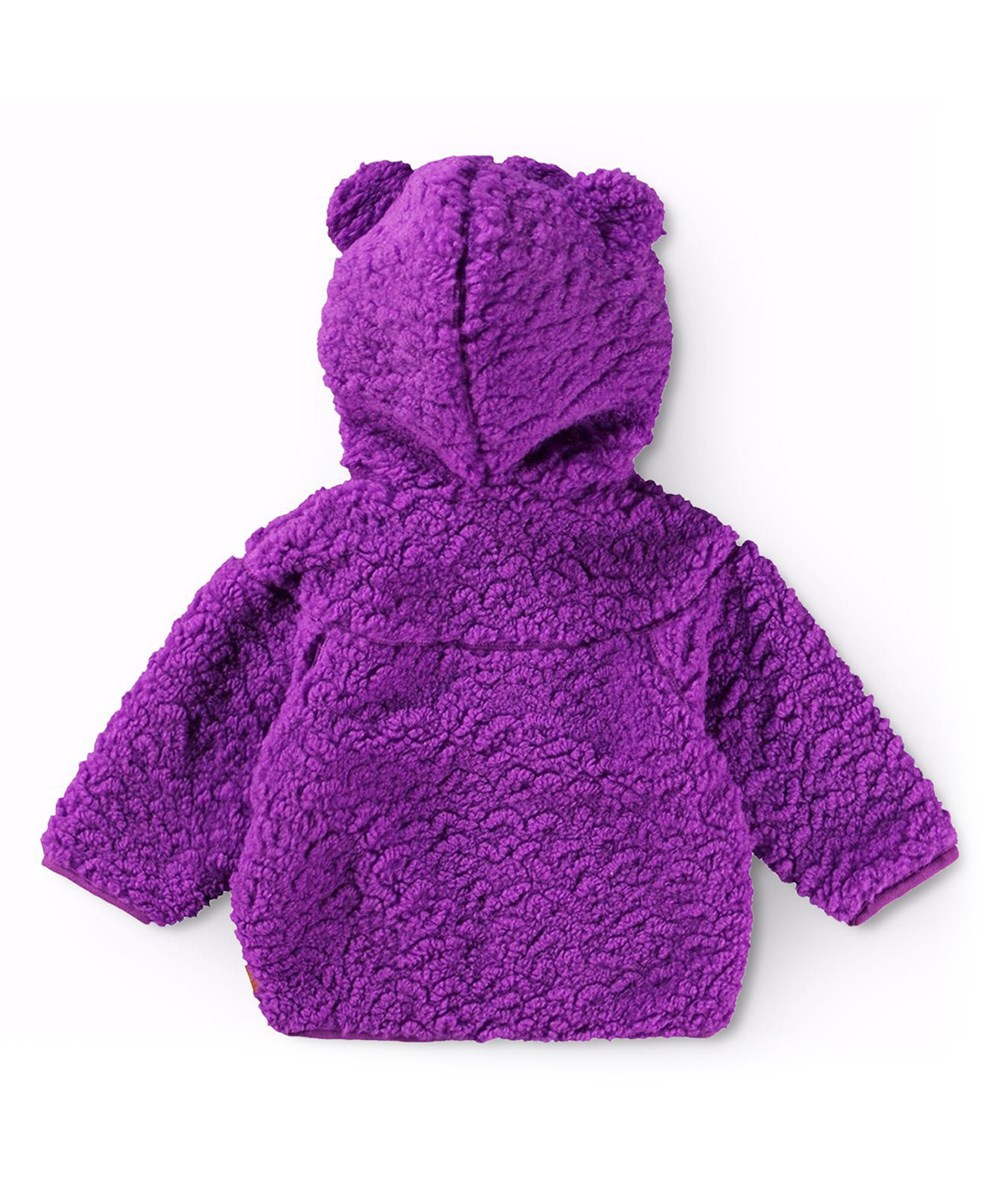 Ummi - Warm Purple - Lila Fleecejacke für Babys und Kleinkinder