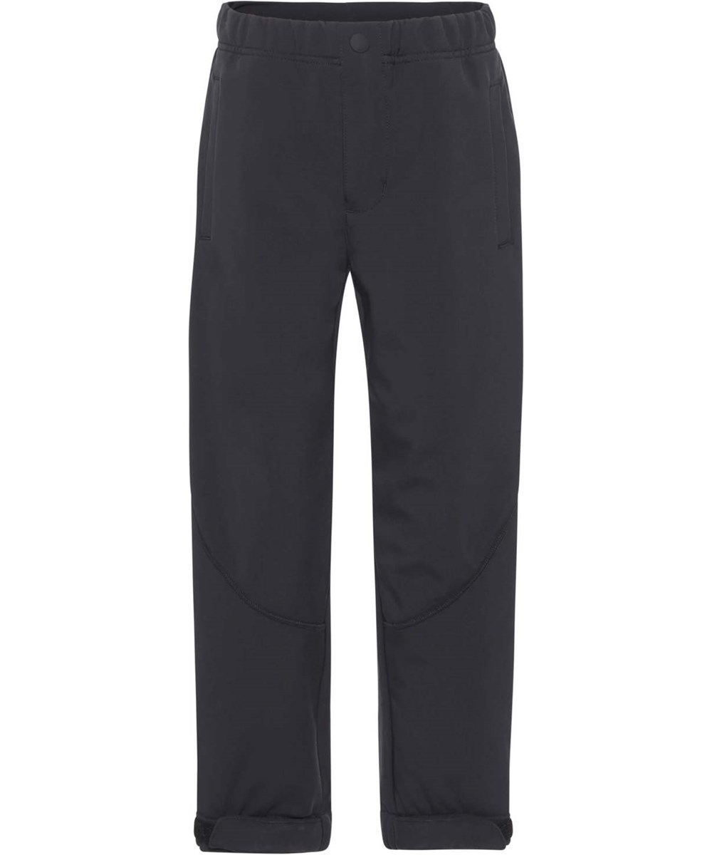 Haemon - Black - Funktionelle Recycling-Softshellhose in Schwarz